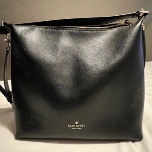 Kate Spade Black Leather Shoulder Bag